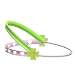 ♡ cute kawaii clover braces headgear in green pink