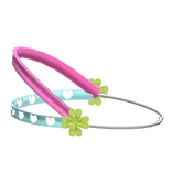 ♡ cute kawaii clover braces headgear in pink blue