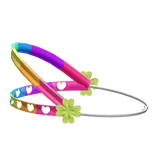 ♡ cute kawaii clover braces headgear in rainbow