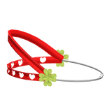 ♡ cute kawaii clover braces headgear in red