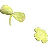 🐹🍀 cute kawaii clover sprout w clover clip