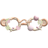 Cute Kawaii Decora Dessert Monkey Glasses