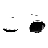 cute kawaii eyes low in black 