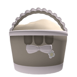 Cute Kawaii Grey Kitty Summer Sand Bucket