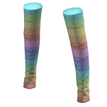 cute kawaii harajuku decora rainbow leg warmers