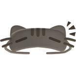 ୨ৎ cute kawaii kitty excited sleep mask