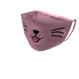 Cute Kawaii Kitty Face Mask Pink