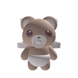 Cute Kawaii Little Brown Baby Bear Carrier