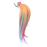 ʚ cute kawaii magical rainbow pony tail 
