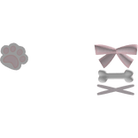 cute kawaii pink and white polka dot hair clips