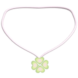 ♡ : Cute Kawaii Pink Clover Necklace 3.0