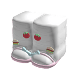 Cute Kawaii Pink Fast Food Worker Shoes