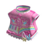 Cute Kawaii Pink Mimi Mezzo Piano Rainbow Jacket