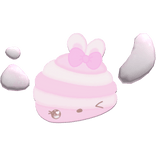 Cute Kawaii Pink Pastel Sweet Numnom Face Crumbs 