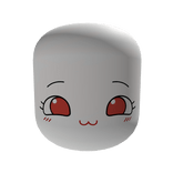 Cute Kawaii Red Anime Face