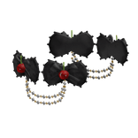 Cute Kawaii Side Hair Clips Bows Black