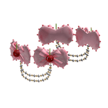 Cute Kawaii Side Hair Clips Bows Pink