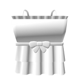 ♡ Cute Kawaii White Ruffle Layered Dress 