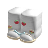 Cute Kawaii Yellow Fast Food Worker Shoes