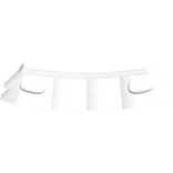 ♡ : cute kitten ruffle skirt in white