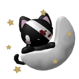 Cute Kitty Backpack On a Moon 3.0