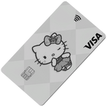 Cute Kitty Bank Credit Card - Face