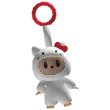 Cute Kitty Labubu Trinket Keychain