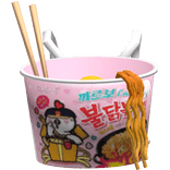 Cute Korean Buldak Pink Ramen Backpack 3.0