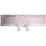 cute laced up bow choker necklace in pink