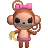 🍌🐵🍃 cute lala monkey plushie