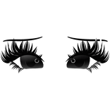 ♡ cute lashes w eyes + eyebrows