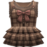 Cute Layered Ribbon Dress