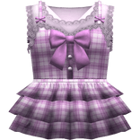 Cute Layered Ribbon Dress