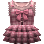 Cute Layered Ribbon Dress
