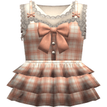 Cute Layered Ribbon Dress
