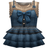 Cute Layered Ribbon Dress