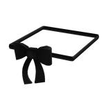 Cute Leg Bow Black L ♥