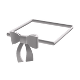 Cute Leg Bow White L ♥