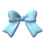 Cute Light Blue Back Waist Bow