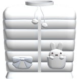 Cute Light Blue Winter Miffy Puffer Jacket