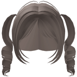 ♡ : cute light brown swirly pigtails