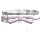 ♡꒰ cute light pink ruffled bow chocker