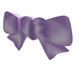 Cute Lilac Satin Bow | Hair Bow