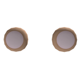 Cute little bear ears in brown