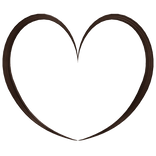 ♡ cute little brown heart cowlick