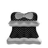 ♡ cute little polka dress (white)