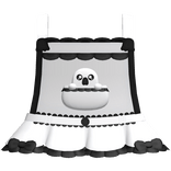 cute little scared ghost overalls