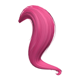 Cute Long Bright Pink Tail