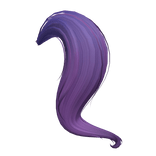 Cute Long Purple Gradient Tail