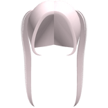 Cute Long Straight Pigtails in Pink